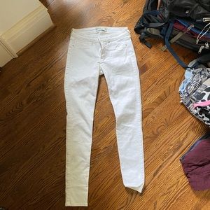 Abercrombie White Skinny Jeans 2